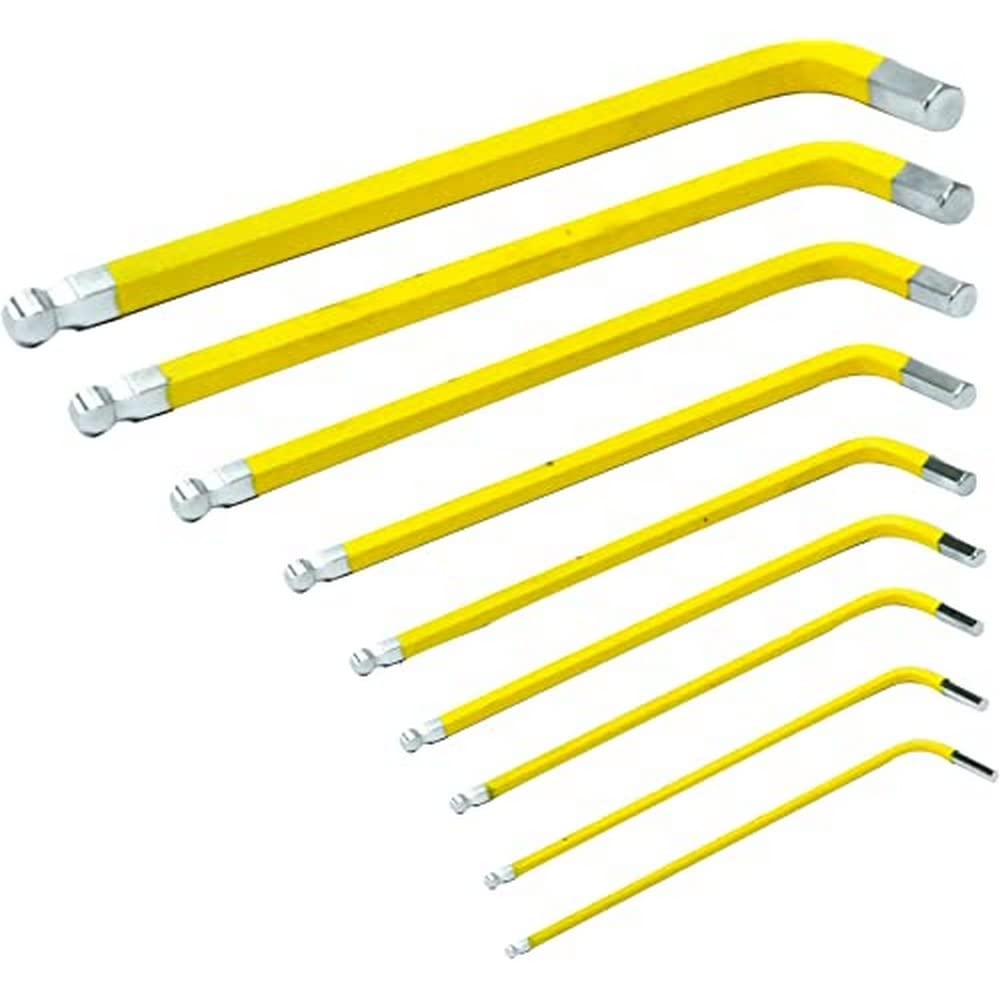Rolson 40362 9 pc IMP Long Arm Ball Ended Hex Key Set