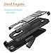 LG Aristo Case, LG Phoenix 3 Case, LG Fortune Case, LG Rebel 2 LTE Case, LG Risio 2 Case, LG K8 2017 Case, [Combo Holster] Shockproof Kickstand with [HD Screen Protector] Circlemalls Stylus Black