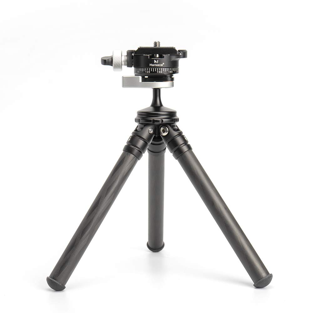 Marsace Camera Tripod MT-02 Desktop SLR Mirrorless Camera Mobile Phone Compact Portable Rack Light Travel Camera Tripod Set