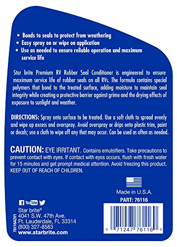 Star brite Premium RV Rubber Seal Conditioner & Protectant