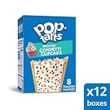 Pop-Tarts Cupcake, Breakfast Toaster Pastries, Frosted Confetti Cupcake, 13.5oz Box (Pack of 12)