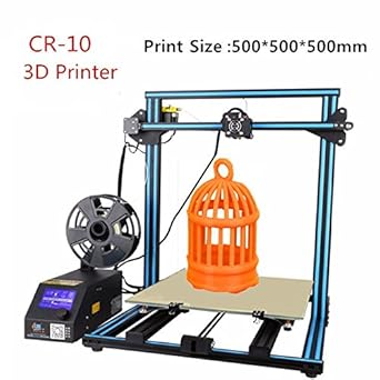 2019 Upgrade Cr 10 10s S5 Creality 3d Printer Filament Sensor Dual Z Axis Resume Power Off 500x500x500mm Printing Size Amazon Com Industrial Scientific