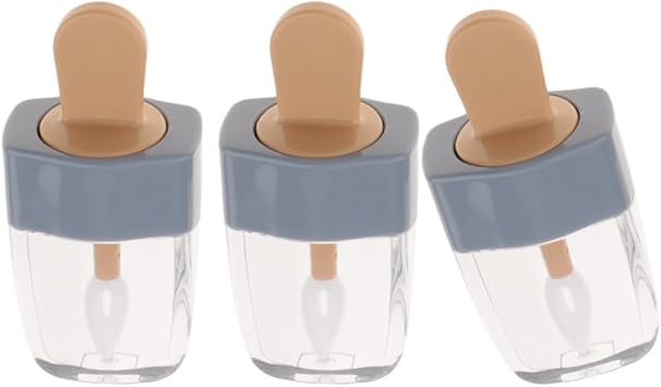 D Dolity 3x 5ml Vide Tube à Rouge à Lèvres Liquide Bouteille