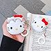 Gift-Hero Compatible with Airpods 1&2 Soft Silicone Cute Case, Cartoon 3D Fun Animal Funny Cool Kawaii Design Designer Kits Character Skin Fashion Cover for Girls Boys Kids Teens Air pods (3D Kitty)