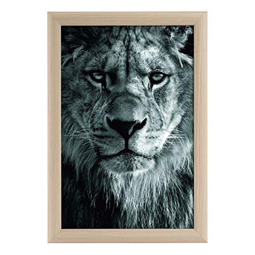goldbuch Toscana Wooden Picture Frame for Picture in 20 x 30 cm Format, Portrait Frame with Stand & Wall Mount, Single Frame Made of MDF, Photo Frame, Natural