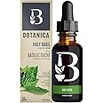 Botanica Holy Basil Liquid Herb Extract Tincture, Increases Energy, Reduces Stress & Anxiety, Natural Herb Extract Remedy, No
