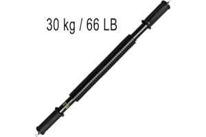 HAOYING 20kg-130kg Dual Spring Power Twister Bar, ITTA Super Heavy Duty Arm and Chest Builder Strengthener