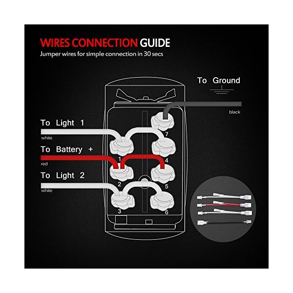 MICTUNING-Momentary-LASER-Rocker-Switch-WINCH-INOUT-On-Off-On-20-Amp-12V-LED-Light-7pin-BLUE