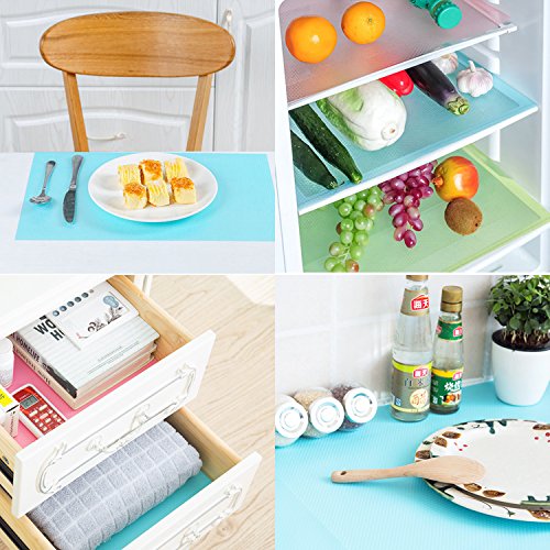 BAKHUK 9 Pack Refrigerator Mat Refrigerator Liners s Refrigerator Pads