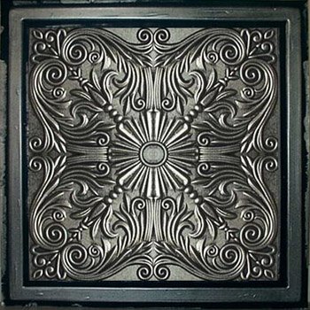 Buy Astana Antique Silver Black 24x24 Pvc Ceiling Tile Online