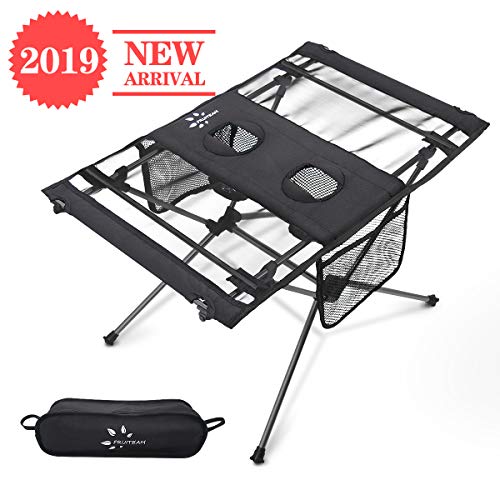 FRUITEAM Potable Camp Table Picnic Folding Beach Table for Camping Hiking