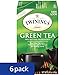 Twinings Pure Green Tea Individually Wrapped Bags, 20 Count (Pack of 6), Smooth Flavour, Enticing Aroma, Caffeinated, Enjoy Hot or Iced, 120 Teabags