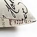 MoonRest Decorative Pillow, Fully Assembled with Hidden Zipper Filled with Synthetic Down Pillow Inserts (Paris Post Card)