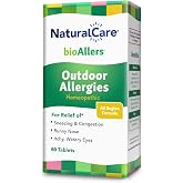 bioAllers NaturalCare Outdoor Allergies Homeopathic Tablets, 60ct | May Provide Support Through Sinus Congestion, Sneezing &amp; Runny Nose, Itchy, Watery Eyes
