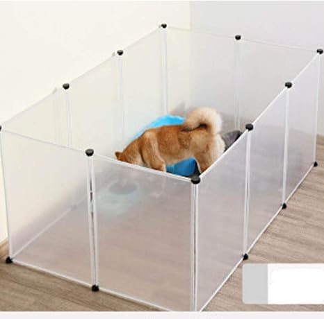 Amazon Co Jp ペットフェンスペット用品ペットフェンスグランドフェンス折りたたみ式犬用フェンス犬 小屋ペットレストエリア安全で便利なスペース節約小型犬 ホーム キッチン