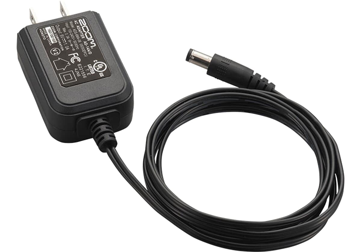 ZOOM AD-14 UK power supply for recording devices – reliable power supply for studio and live use, including H4n, H4nPro Handy Recorder, R16, R24 Recorder Interface Controller
