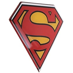 Fan Emblems Superman Domed Chrome Car Decal
