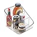 InterDesign Linus Kitchen Cabinet Spice Soup Chili Packet Organizer, Set of 2, Clear