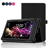 RCA 7 Voyager II Case- ACdream(TM) RCA 7 Voyager II (2015) Protective Case - Folio Premium PU Leather Cover Case for RCA 7 Voyager II Tablet (RCT6773W22B) 2015 Version - Black