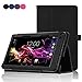 ACdream RCA 7 Voyager II (2015) Protective Case, Folio Premium PU Leather Cover Case for RCA 7 Voyager II Tablet (RCT6773W22B) 2015 Version - Black