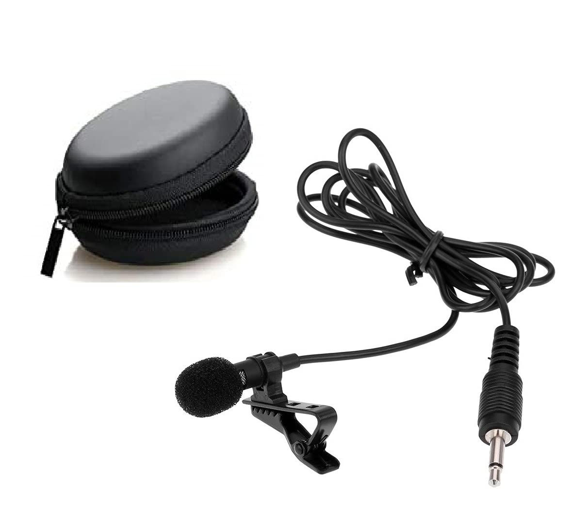 Mezire® 3.5mm Clip Microphone for YouTube Collar Mike for Voice