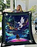 Kids How to Train Your Dragon Theme Quilt Blanket for Kids Bedding Throw Soft Warm Thin Blanket with Cotton Quilt (style4,130150cm)