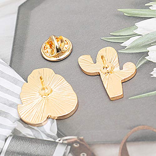ink2055 Banana Leaf Cactus Unisex Enamel Brooch Pins for Scarf Clothes Lapel Collar Badge Jewelry Accessoriesr - Leaf #