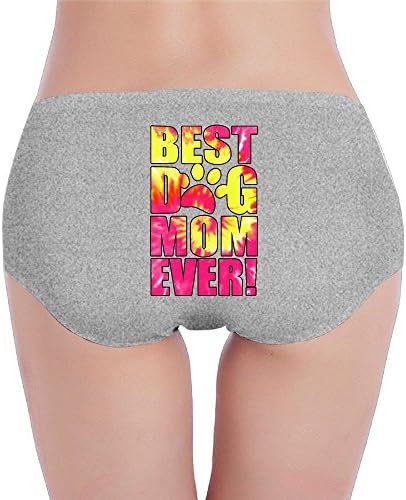 Best Dog Mom Ever 2 Women's Breathable Low-Waist Underwear Panty