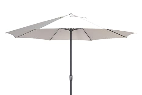 Madison XXL Sonnenschirm Sumatra 400 Off White, mit UV-Schutz 40 Plus