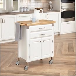 Small Kitchen Cart Prep Storage Serving Rolling Mobile Trolley