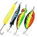 YONGZHI Fishing Lures Metal Casting Trolling Jigging Spoons Spinners Baits Lures for Trout Salmon Walleye Northern Pike and Largemouth Bass in Freshwater and Saltwater Fishing Spoons (5.89inch)