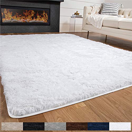 GORILLA GRIP Original Premium Fluffy Area Rug, 2x4 Feet Super Soft High