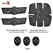 Muscle Toner, Abdominal Toning Belt, EMS ABS Trainer Wireless Body Gym Workout Home Office Fitness Equipment For Abdomen/Arm/Leg Training Men Women By JIA LE