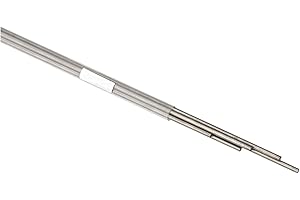 Mssoomm Titanium Ti Metal Welding Round Rods Stick Bar Shaft TIG Welding Rod Grade 2 GR2/ TA2 2.0mm x 1000mm / 0.079" x 39.4"