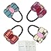 ROFLYER 4Pcs Various Designed Purse Hanger Table Hook with Pouch