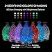 Sztrokia Essential Oil Diffuser, 3D Glass Aromatherapy Diffuser, 300ML Aroma Essential Oil Cool Mist Humidifier with 24 Color Changing, Metal-Case Base, Waterless Auto Shut-Off for Home, Office,Baby