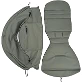 Feliliber Canopy and Seat Cushion for All YOYO Models Strollers Olive Green | For Babyzen YOYO2/YOYO+ &amp; Stokke YOYO3 Pushchair,Water-repellent Fabric,6+ color Pack,Washable Replacement Kit Without Rods
