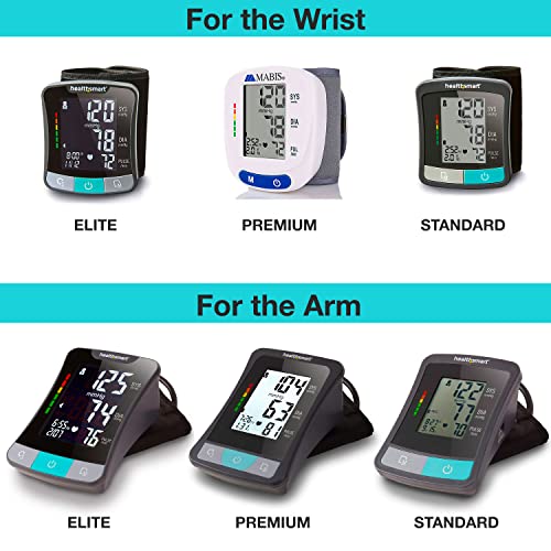 Mabis Digital Premium Wrist Blood Pressure Monitor with Automatic Wrist
