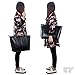 Obosoyo Women's Handbag Genuine Leather Tote Shoulder Bags Soft Hot Black