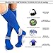 Deilin Compression Socks for Women & Men (2 Pairs), Graduated Compression Sock 20-30 mmHg for Running, Athletic Sports, Flight Travel, Nurses, Maternity Pregnancy, Shin Splints, Edema, Varicose Veins