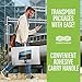 LONGCHAIN Instant Adhesive Carry Handle, 50 Pound Carry Load, 20 Handles Per Package, Use as Carry Strap for Moving Boxes, Stick on Handle for Carrying Items, Super Strong and Durable Adhesive