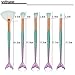 AccMart Makeup Brushes, 11PCS Mermaid Make Up Highlighter Eyebrow Eyeliner Blush Cosmetic concealer Foundation Brushes
