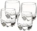 Bormioli Rocco Galassia Rocks Glasses (Set of 4), 10 oz, Clear