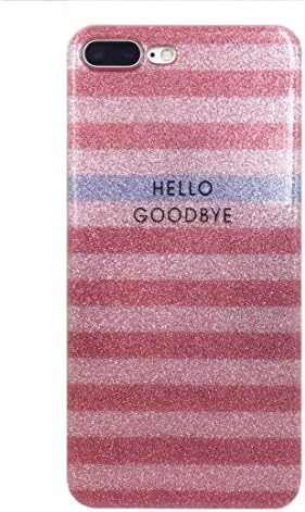 iPhone 7 Plus case, Striped Phone Case Pattern Back Cover for iphone 7 Plus 8 plus