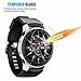[4 Pack] Tempered Glass Screen Protector for Samsung Galaxy Watch 46mm / Samsung Gear S3, AKWOX [0.33mm 2.5D High Definition 9H] Premium Clear Screen Protector for Galaxy Watch SM-800/SM-R805