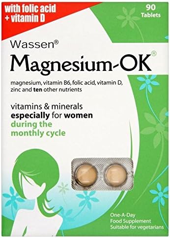 (10 PACK) - Wassen Magnesium Ok Tablets | 90s | 10 PACK - SUPER SAVER - SAVE MONEY