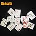 Neasyth Waterproof Plastic Playing Cards,Jumbo Index, for Texas Hold'em, Blackjack, Pinochle, Euchre, for Pool Beach Water Games