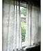 Hedda Blad 2 Pairs of Curtains, 4 Panels, White/Black Floral Pattern
