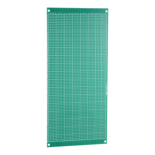 uxcell 10x22cm Single Sided Universal Printed Circuit Board for DIY Soldering Green Thickness 1.6mm 2pcs