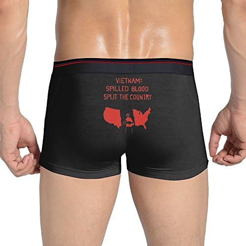 Yinligo Spilled Blood Split The Country Men's Cotton Breathable Boxer Briefs Seamless comfortble Soft Underpants
